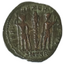 Constantius ii. ae follis - Constantius II. AE Follis - GLORIA EXERCITVS RIC 56-2