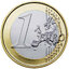 1 euro - obehová minca monako 2025 - 1 euro Monaco 2025-2