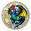 3 euro rakúsko 2026 -basilisk - 3 € Rakúsko 2026 - Basilisk 1