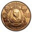 Medená minca bankovka benjamina franklina 1 unca - 1oz-copper-500-usd-william-mckinley-banknote-round-obverse