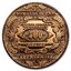 Medená minca bankovka benjamina franklina 1 unca - 1oz-copper-500-usd-william-mckinley-banknote-round-reverse