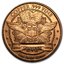 Medená minca fighter jet p51 mustang 1 unca - 1oz-copper-fighter-jet-p51-mustang-round-reverse