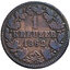 1 grajciar vojvodstvo nassau 1862 - 1 Grajciar Vojvodstvo Nassau 1862-1