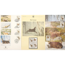 Lot FDC Albánsko 1990 - Kamzíky