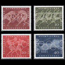 Séria známok NSR 1960 - Olympijské hry Rím