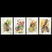 Séria známok ZSSR 1989 - Včely