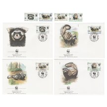 Lot FDC Kazachstan 1997 - Tchor škvrnitý