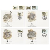 Lot FDC Tadžikistan 1996 - Manul