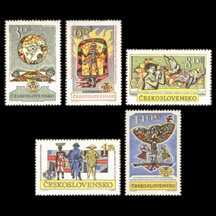 Séria známok Československo 1962 - Výstava PRAGA 1962