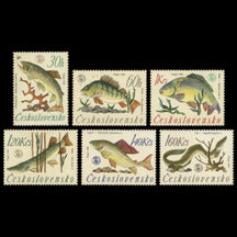 Séria známok Československo 1966 - Ryby