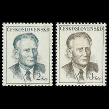 Séria známok Československo 1967 - Antonín Novotný