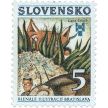 Známka Slovensko 1993 - Bienále ilustrácií