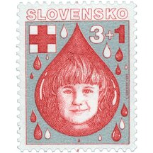 Známka Slovensko 1993 - Červený kríž