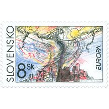 Známka Slovensko 1995 - Mier a sloboda