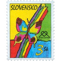 Známka Slovensko 1998 - Detské centrum