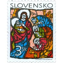 Známka Slovensko 1998 - Vianoce