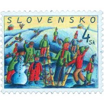 Známka Slovensko 1999 - Vianoce