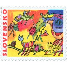 Známka Slovensko 2000 - Detská známka - UNICEF