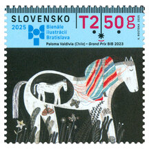 Známka Slovensko 2025 - Bienále ilustrácií Bratislava