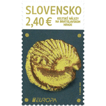 Známka Slovensko 2025 - Keltské nálezy na Bratislavskom hrade