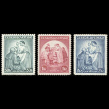 Séria známok Československo 1936 - Deťom