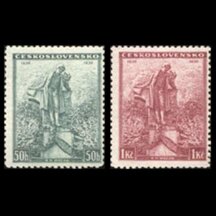 Séria známok Československo 1936 - K. H. Mácha