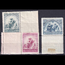 Séria známok Československo 1937 - Deťom (kupóny)