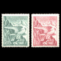 Séria známok Československo 1938 - Sokolské hry