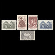 Séria známok Československo 1951 - 30. výročie KSČ