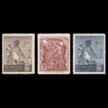 Séria známok Československo 1951 - Deň baníkov