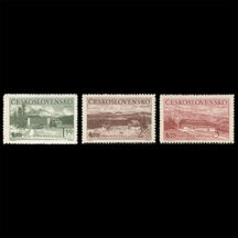 Séria známok Československo 1951 - Zotavovne ROH