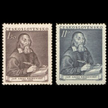 Séria známok Československo 1952 - Jan Ámos Komenský