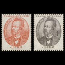 Séria známok Československo 1952 - Ladislav Zápotocký