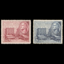 Séria známok Československo 1952 - Všeruská konferencia