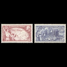 Séria známok Československo 1957 - VOSR