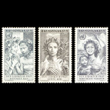 Séria známok Československo 1959 - Deklarácia ľudských práv