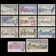 Séria známok Československo 1961 -  Svetová výstava poš.známok