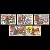 Séria známok Československo 1965 - Oslobodenie Československa