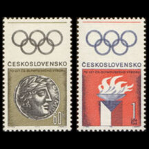 Séria známok Československo 1966 - Čs. olympijský výbor