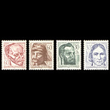 Séria známok Československo 1966 - Kultúrne osobnosti