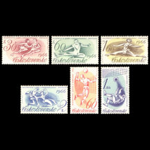Séria známok Československo 1966 - Šport