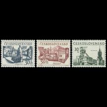 Séria známok Československo 1967 - Mestá II.
