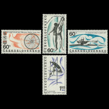 Séria známok Československo 1967 - Šport