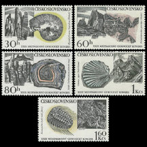 Séria známok Československo 1968 - Geologický kongres