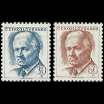 Séria známok Československo 1968 - Ludvík Svoboda