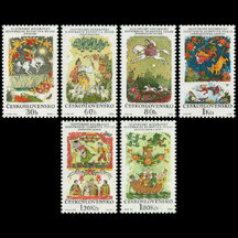Séria známok Československo 1968 - Slovenské rozprávky