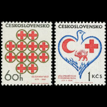 Séria známok Československo 1969 - Červený kríž