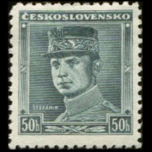 Známka Československo 1938 - M.R.Štefánik