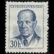 Známka Československo 1953 - Antonín Zápotocký