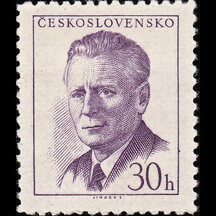 Známka Československo 1959 - Antonín Novotný